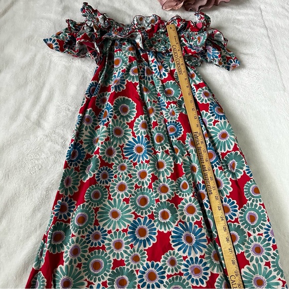La DoubleJ Breakfast Crazy Daisy Maxi Dress Size medium - Picture 9 of 15